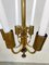 Lampada da soffitto Art Déco in ottone, anni '30, Immagine 3