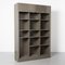 Tambour Cabinet in Olive Green Metal from Apeco, 1950s, Image 1