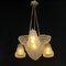 Art Deco Chandelier attributed to Dégue, 1930s 7