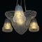 Art Deco Chandelier attributed to Dégue, 1930s 5