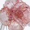 Venetian 6-Light Chandelier in White and Pink Murano Glass, 1960s, Image 3