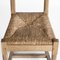 Stühle aus Holz & Korbgeflecht, 1970er, 4er Set 4