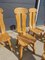 Brutalist Oak Chairs from De Puydt, 1975, Set of 8, Image 8
