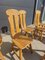Brutalist Oak Chairs from De Puydt, 1975, Set of 8, Image 6