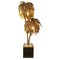 Vintage French Brass Palm Tree Table Lamp from Maison Jansen, 1970s, Image 1