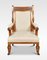 Walnut Library Armchairs, 1890s, Set of 2, Image 6