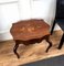 Italian Neoclassical Walnut Inlay Marquetry Spider Coffee or Side Table, 1950s 5