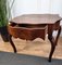 Italian Neoclassical Walnut Inlay Marquetry Spider Coffee or Side Table, 1950s 8