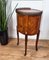 Antique Italian Marquetry Walnut Side Table with Three Drawers, 1890s 6