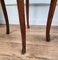 Antique Italian Marquetry Walnut Side Table with Three Drawers, 1890s 8