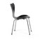 Dining Chairs Mod. 3107 by Arne Jacobsen for Fritz Hansen, Denmark, 1964, Set of 6 5