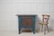 Credenza piccola antica in stile Folk Art blu, Svezia, Immagine 2