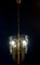 Lampe à Suspension Art Déco avec Verre de Murano par Pietro Chiesa, 1940 9