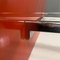 Italian Modern Red Lacquered Wood and Metal Bed by Takahama for Simon Gavina, 1970s 10