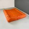 Divano letto moderno apribile in tessuto arancione, Italia, anni '80, Immagine 8