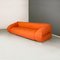 Modern Italian Orange Fabric Openable Sofa Bed, 1980s, Image 5