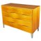 Italian Wood and Metal Chest of Drawers, 1980s 1