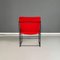 Italian Modern Foldable Red Armchairs by Jolly Cappai Mainardis for Alfeo, 1980s 5