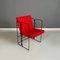 Italian Modern Foldable Red Armchairs by Jolly Cappai Mainardis for Alfeo, 1980s 3