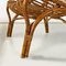 Mid-Century Modern Italian Curved Lines Rattan Armchairs, 1960s, Set of 3, Image 10