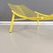 Italienischer Moderner Gelber Metall Liegestuhl von Offredi für Saporiti, 1980er 6