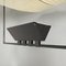 Italian Modern White Black Metal Zefiro Chandelier by Botta for Artemide, 1990s 7