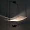 Italian Modern White Black Zefiro Chandelier by Mario Botta for Artemide, 1990s 2