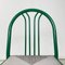 Chaises Empilables Modernes en Métal Tubulaire Vert et Paille Grise, Italie, 1980s, Set de 6 9