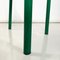 Chaises Empilables Modernes en Métal Tubulaire Vert et Paille Grise, Italie, 1980s, Set de 6 10