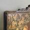 English Wooden Screen with Portraits and Floral Collage, 1800s 9