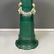 Italian Imperial Style Green Ceramic Columns, 1930s, Set of 2, Image 8
