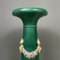 Italian Imperial Style Green Ceramic Columns, 1930s, Set of 2, Image 7