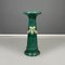 Italian Imperial Style Green Ceramic Columns, 1930s, Set of 2, Image 3