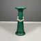 Italian Imperial Style Green Ceramic Columns, 1930s, Set of 2, Image 4