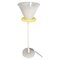 Italian Modern Table Lamp in Murano Glass and Yellow Metal, 1980s, Image 1