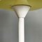 Italienische Moderne Tischlampe aus Muranoglas & Gelbem Metall, 1980er 11