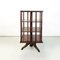 Vintage English Revolving Bookcase in Wood, 1920s, Image 2