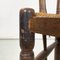 French Wood Oak and Straw Chair with Armrests Decorations, 1890s 14