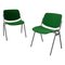 Mid-Century Modern Italian DSC Chairs attributed to Giancarlo Piretti for Castelli / Anonima Castelli, 1965, Set of 2 1