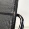 Modern Italian Metal Rod and Perforated Metal Sheet Black Metal Chairs, 1980s, Set of 2 10