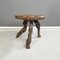 Mid-Century Italian Organic Rustic Round Coffee Table in Wood and Branches, 1950s 2