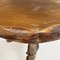 Tavolino da caffè Mid-Century rustico rotondo in legno e rami, Italia, anni '50, Immagine 7