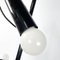 Modern Italian Adjustable 3 Lights Floor Lamp P393 attributed to Luci in Black Metal, 1970s 9