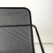 Modern Italian Metal Rod and Perforated Metal Sheet Black Metal Chair, 1980s, Image 11