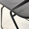 Modern Italian Metal Rod and Perforated Metal Sheet Black Metal Chair, 1980s, Image 10