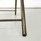 Mid-Century Modern Italian Brass Structure and Crystal Top Service Table, 1960s 12