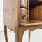 Italian Wooden Bedside Table with Brass Handle, 1890s 12