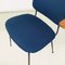 Mid-Century Italian Fabric, Iron and Beech Chair with Arms, 1960s, Image 6