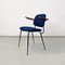 Mid-Century Italian Fabric, Iron and Beech Chair with Arms, 1960s 12