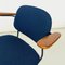 Mid-Century Italian Fabric, Iron and Beech Chair with Arms, 1960s, Image 7